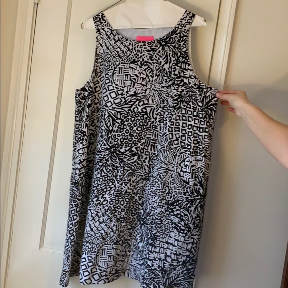 Lilly Pulitzer black and white swing dress